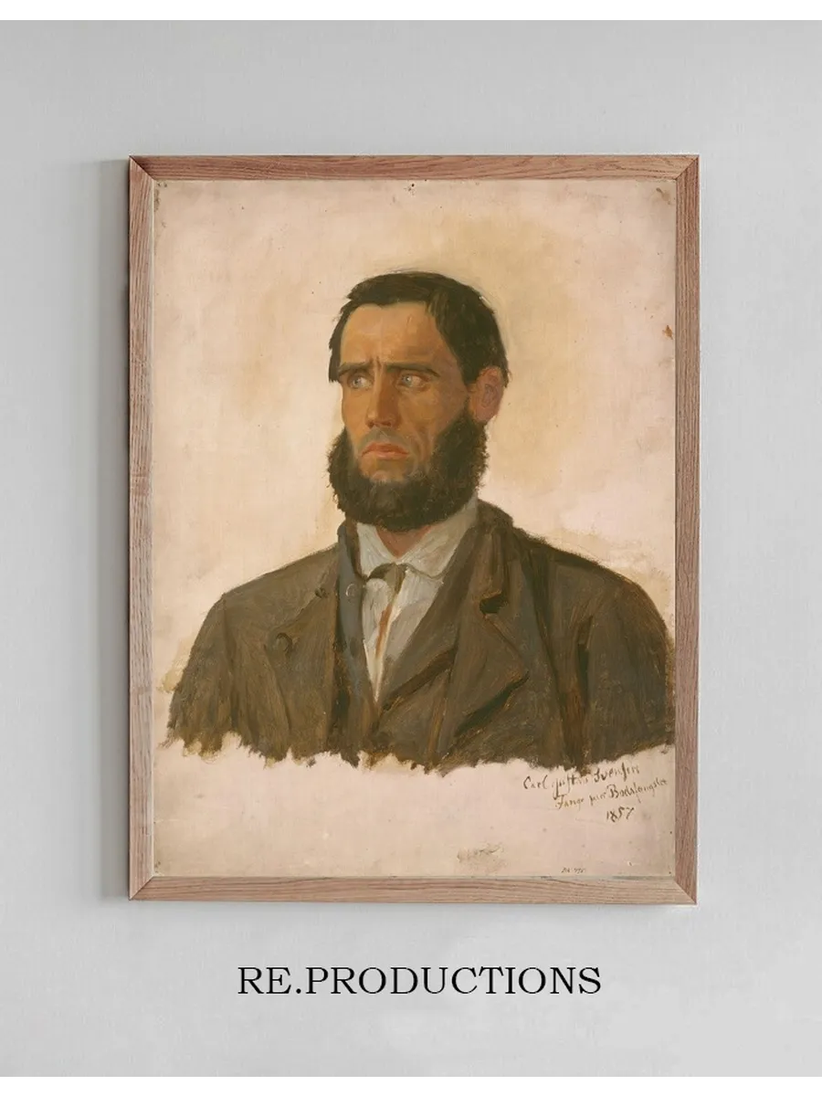 Portrait of the Prisoner Carl Gustav Svendsen
