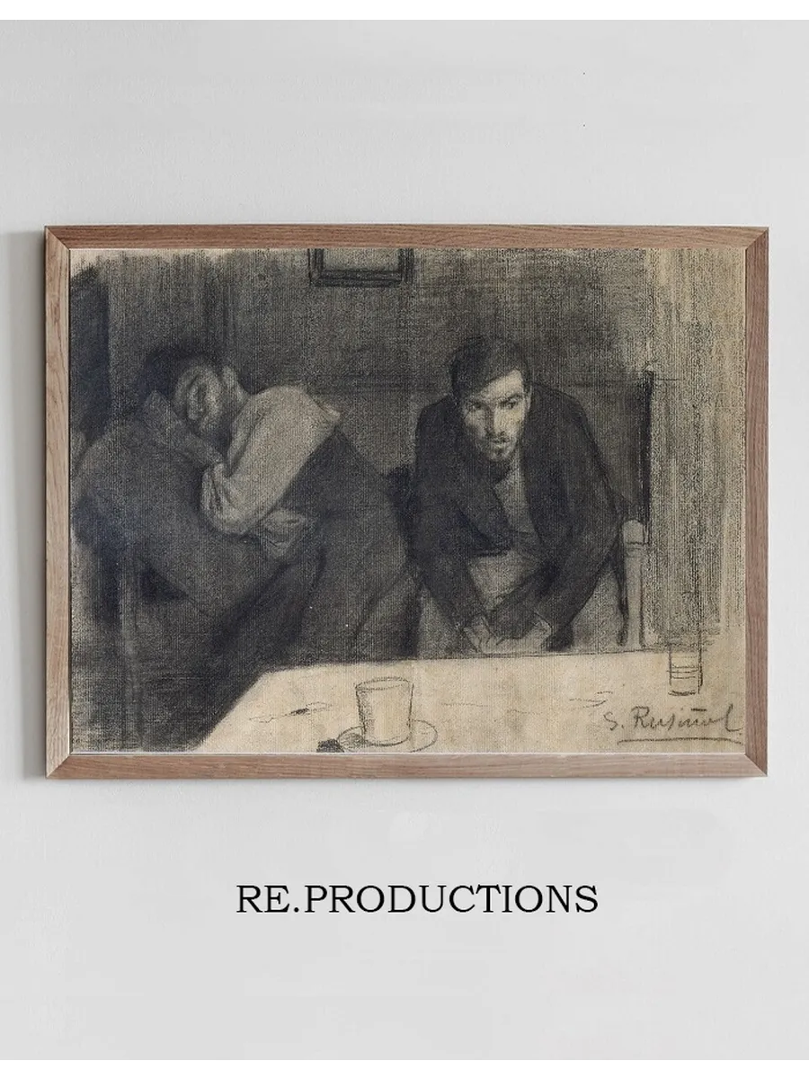 Portrait of the Sculptor Carles Mani and the Painter Pere Ferran