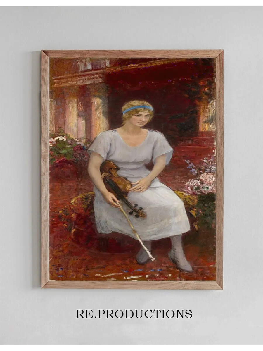 Portrait of the Violinist Cecilia Hansen