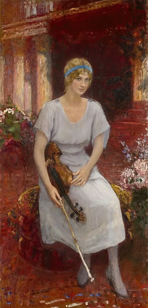 Portrait of the Violinist Cecilia Hansen