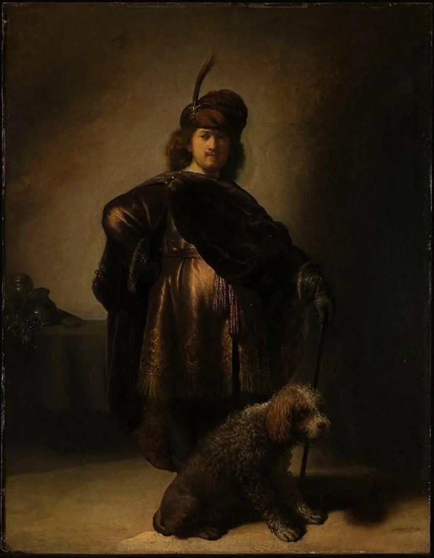 Portrait of the Artist in Oriental Costume