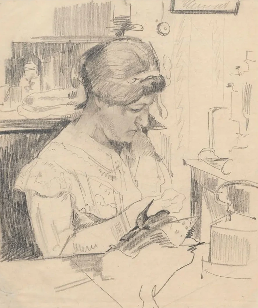 Portrait of the Artist's Mother, Michalina Waliszewska