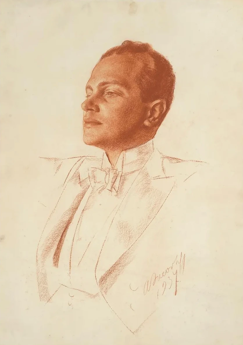 Portrait of the Conductor Antal Dor Ti (1906 - 1988)