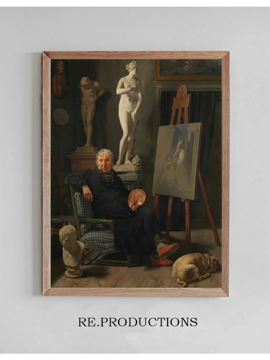 Portrait of the painter C. A. Lorentzen