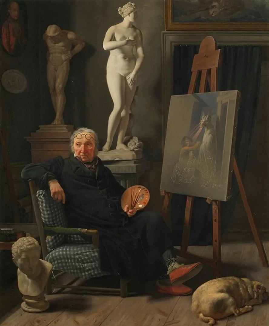 Portrait of the painter C. A. Lorentzen