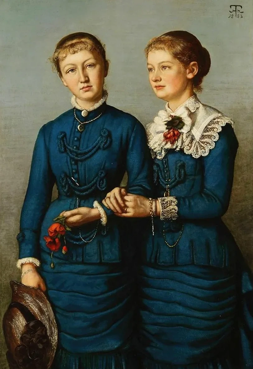 Portrait of the Two Daughters of the Haag Family