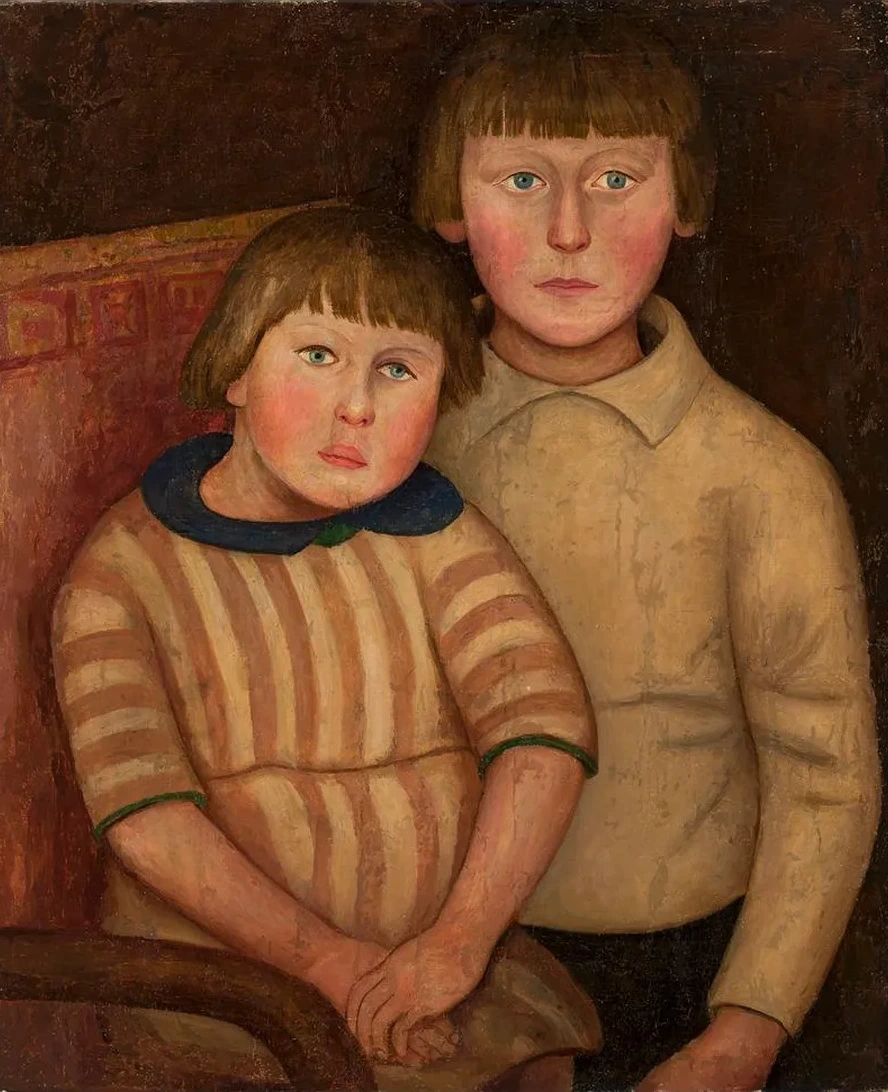 Portrait of Two Children