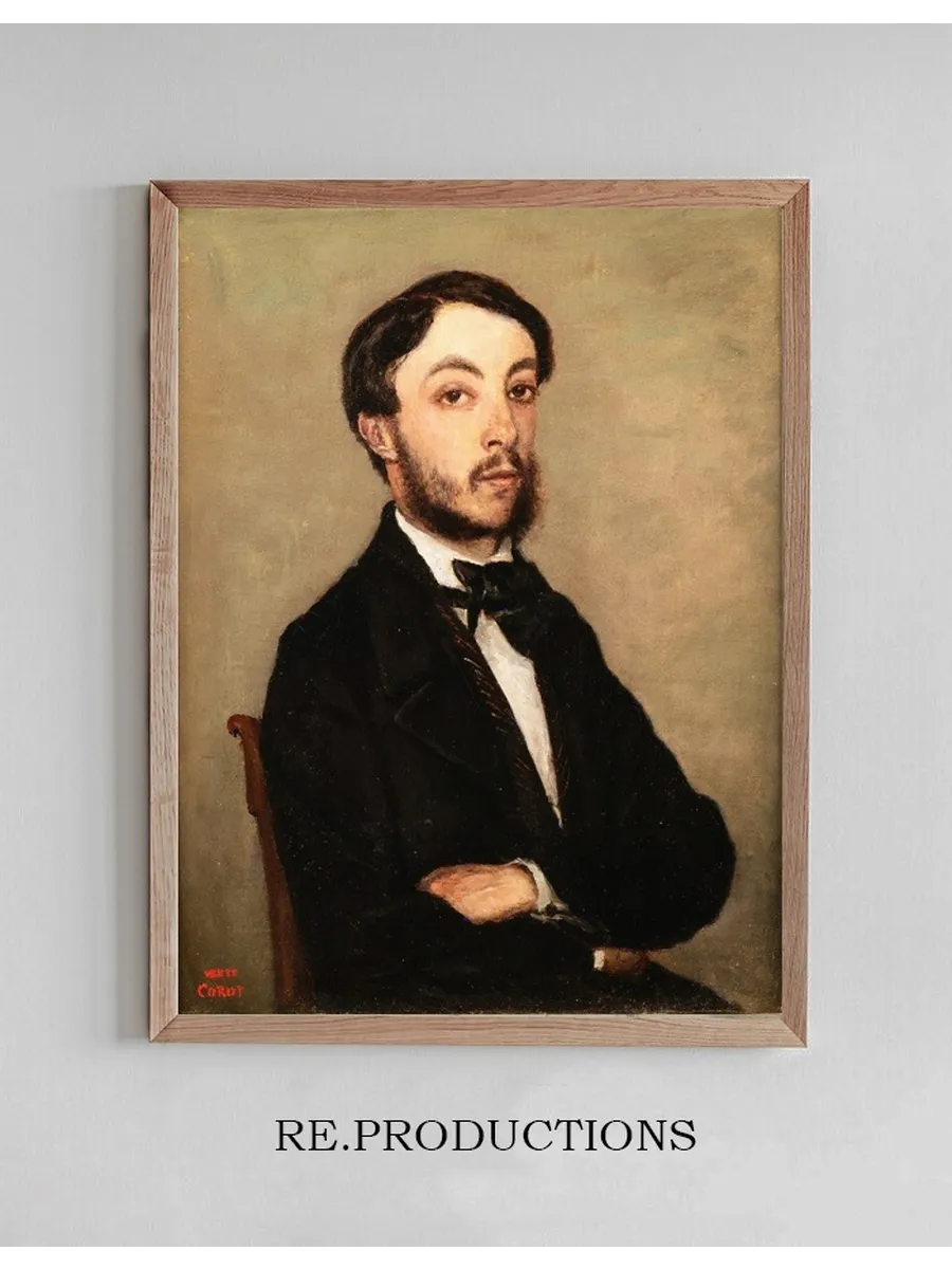 Portrait Ofhenri Sennegon, Nephew of Corot (1828 - 1886)