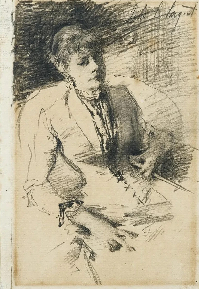 Portrait Pr Sum de Madame Louise Burckhardt