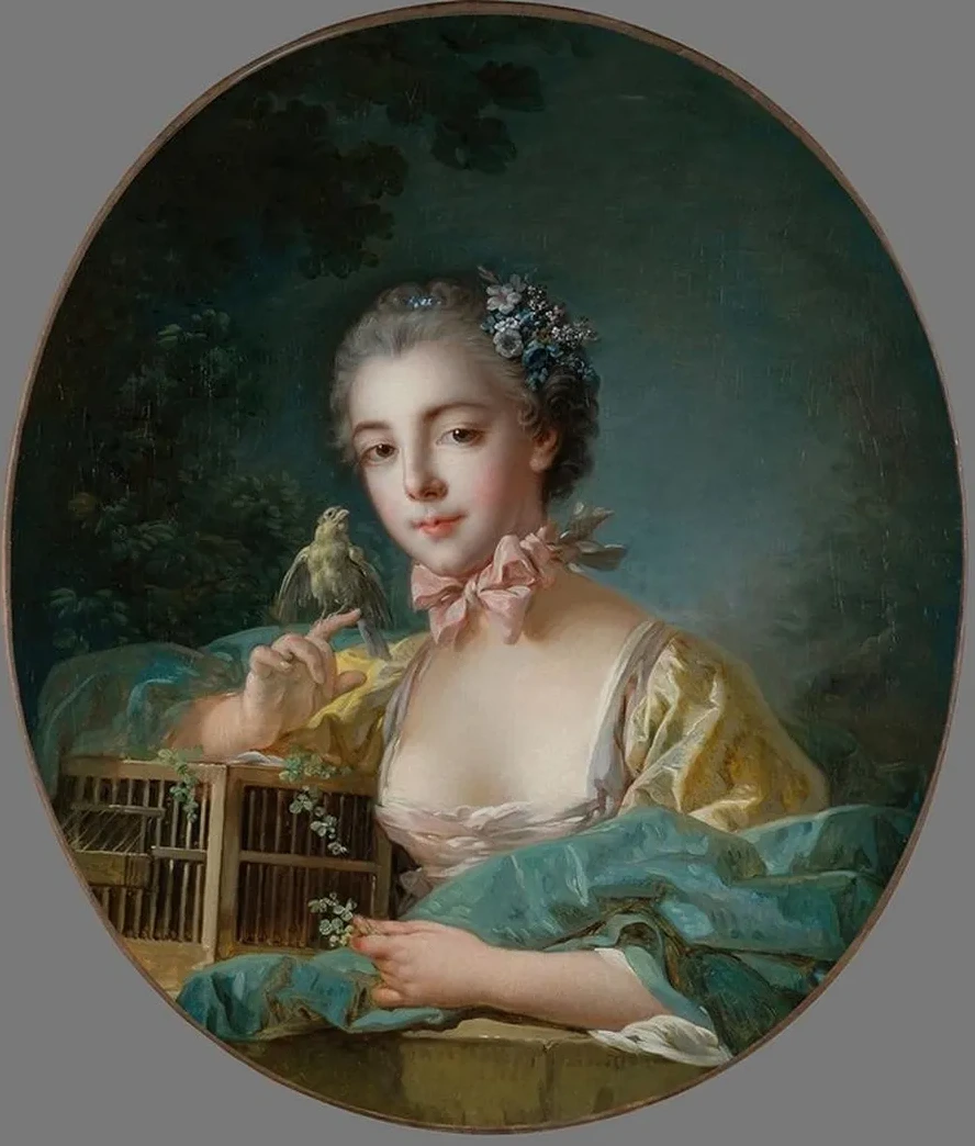 Portrait Pr Sum de Marie - Emilie Baudouin, Fille du Peintre