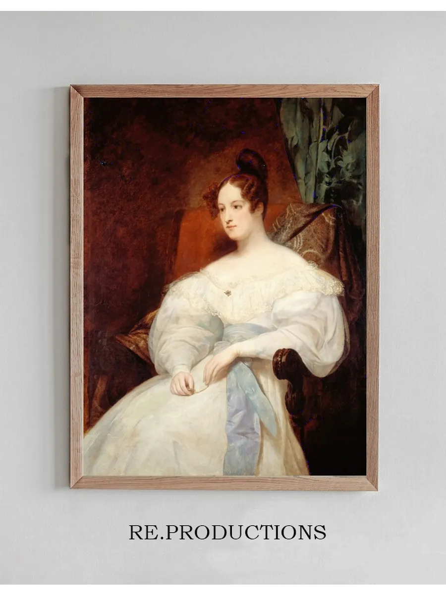 Portrait Pr Sum de la Princesse Louise D Orl Ans