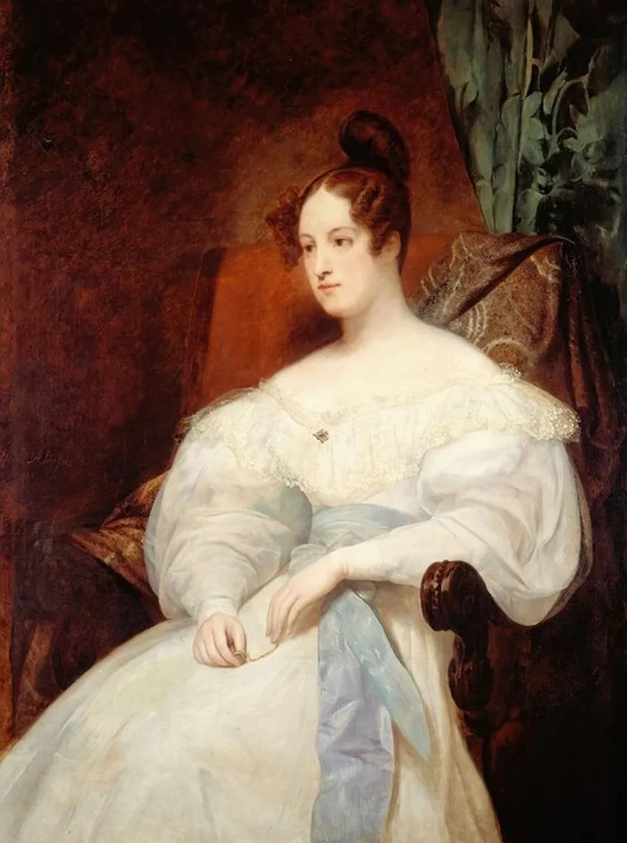 Portrait Pr Sum de la Princesse Louise D Orl Ans