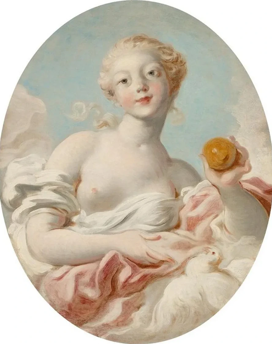 Portrait Said to Be Mademoiselle Marie - Catherine Colombe as Venus