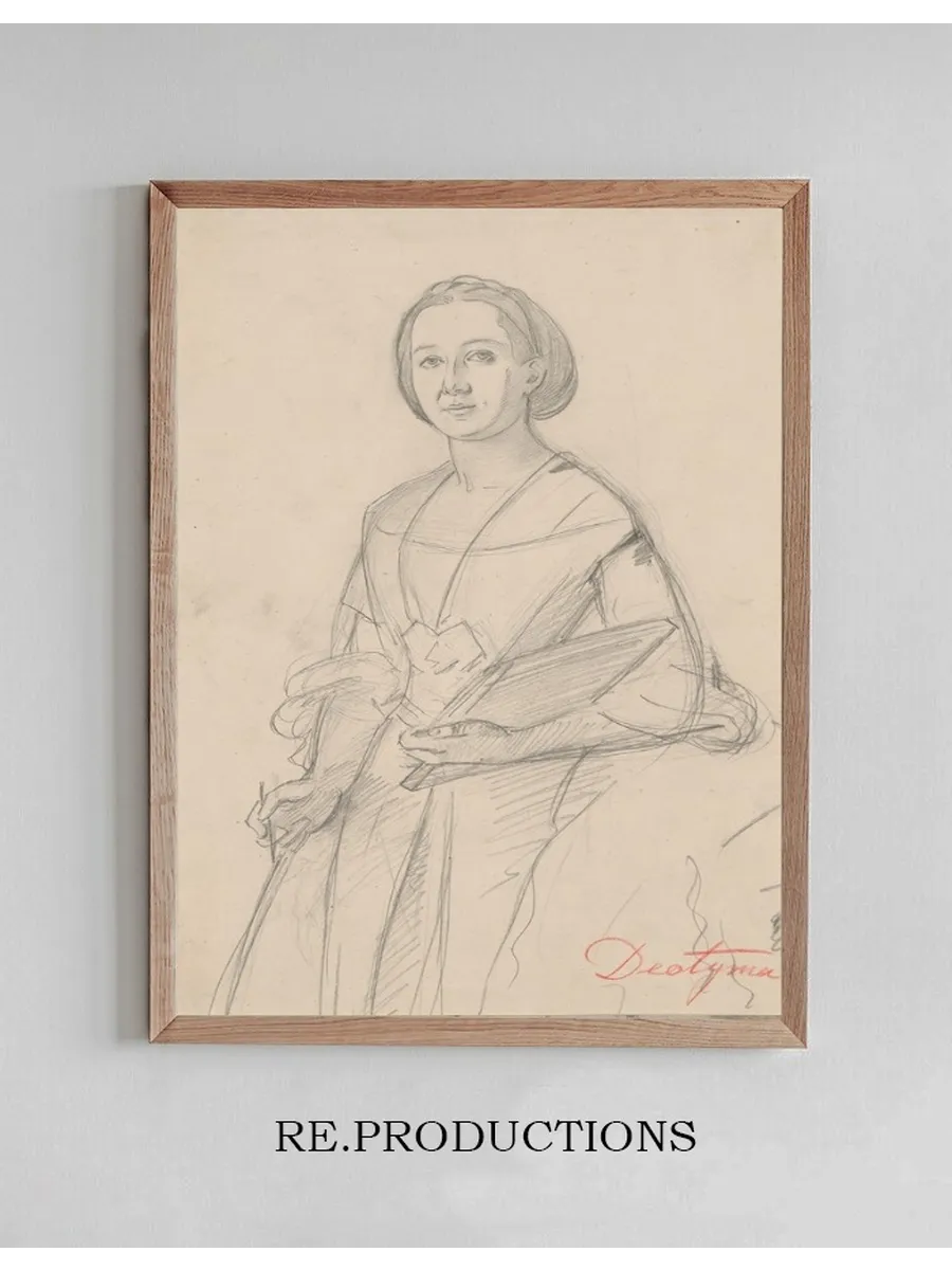 Portrait Study of Jadwiga Uszczewska Deotyma
