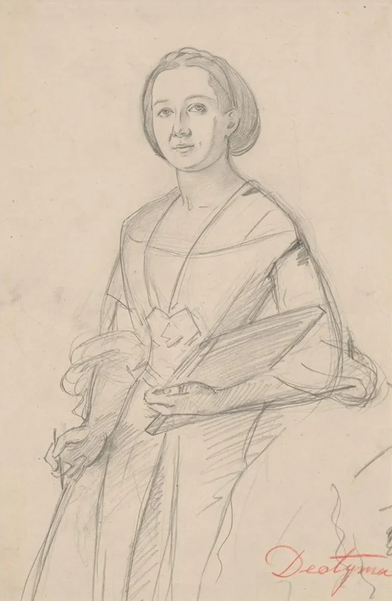 Portrait Study of Jadwiga Uszczewska Deotyma