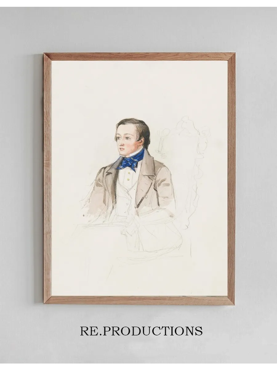Portrait study of Mr R. Stephens of Merton College, Oxford