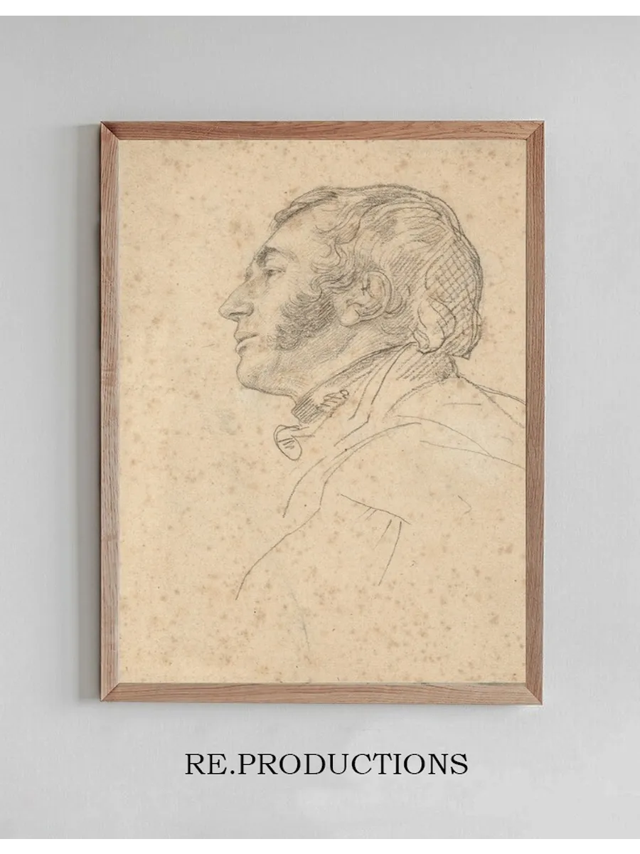 Portrait Study of a Man in Profile
