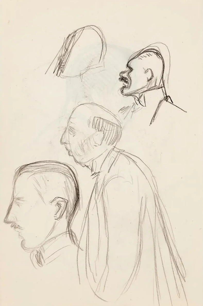 Portraits of Men, Sketch