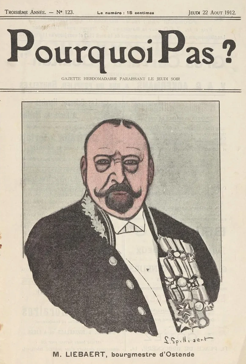 Portret van Burgemeester Liebaert
