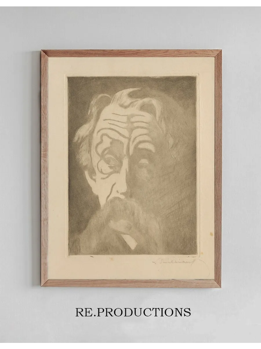 Portret van Emile Verhaeren