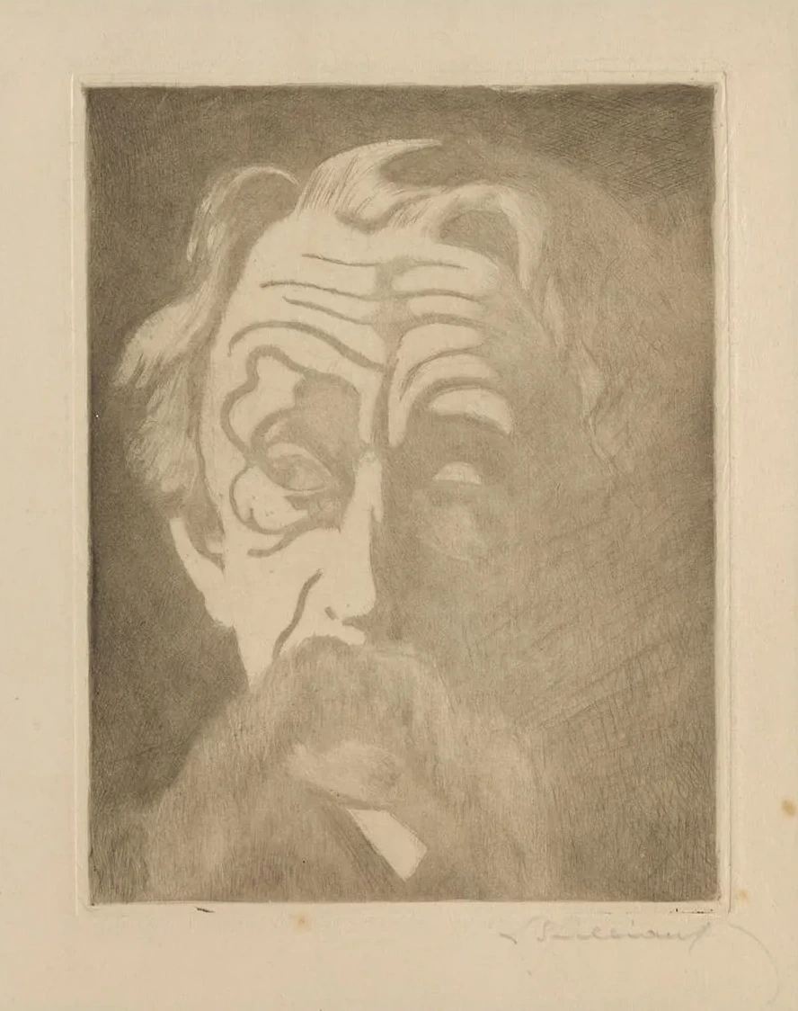 Portret van Emile Verhaeren