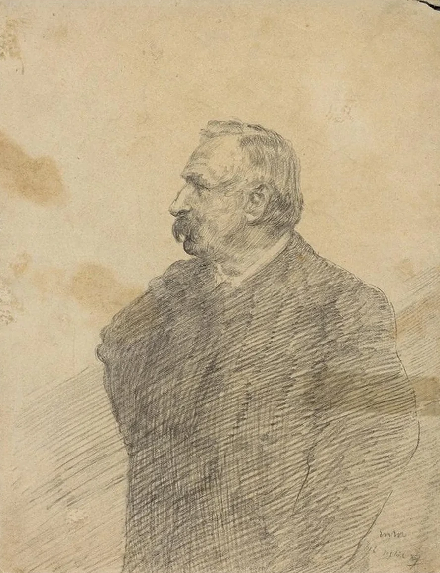 Portret van Ernest Rousseau