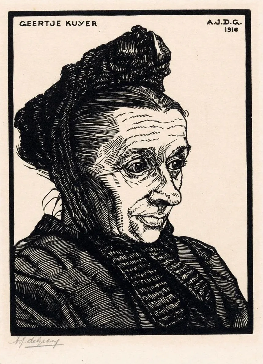 Portret van Geertje Kuijer
