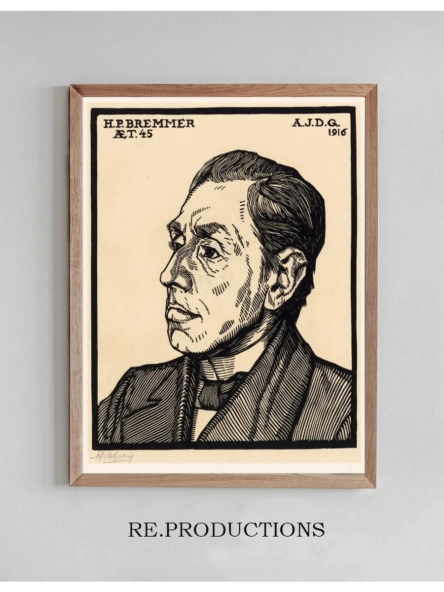 Portret van Hendricus Petrus Bremmer