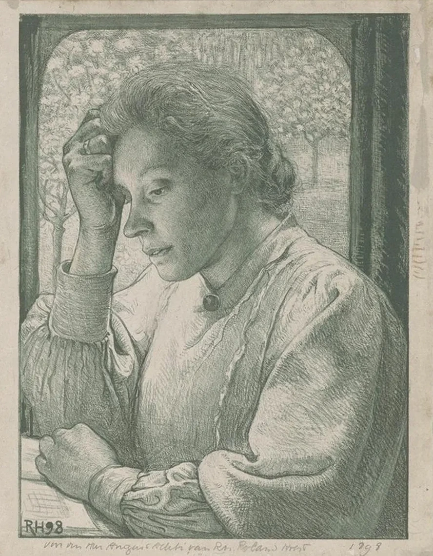 Portret van Henri Tte Roland Holst - van Der Schalk