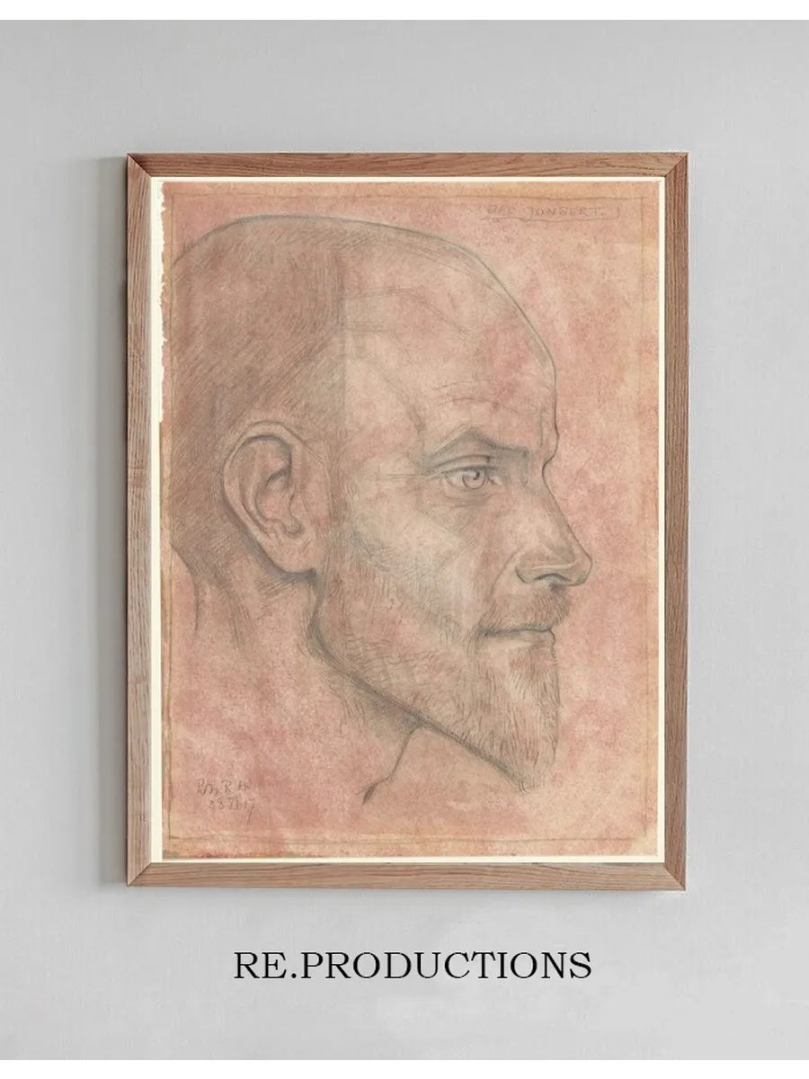 Portret van Jac. Jongert, van Opzij