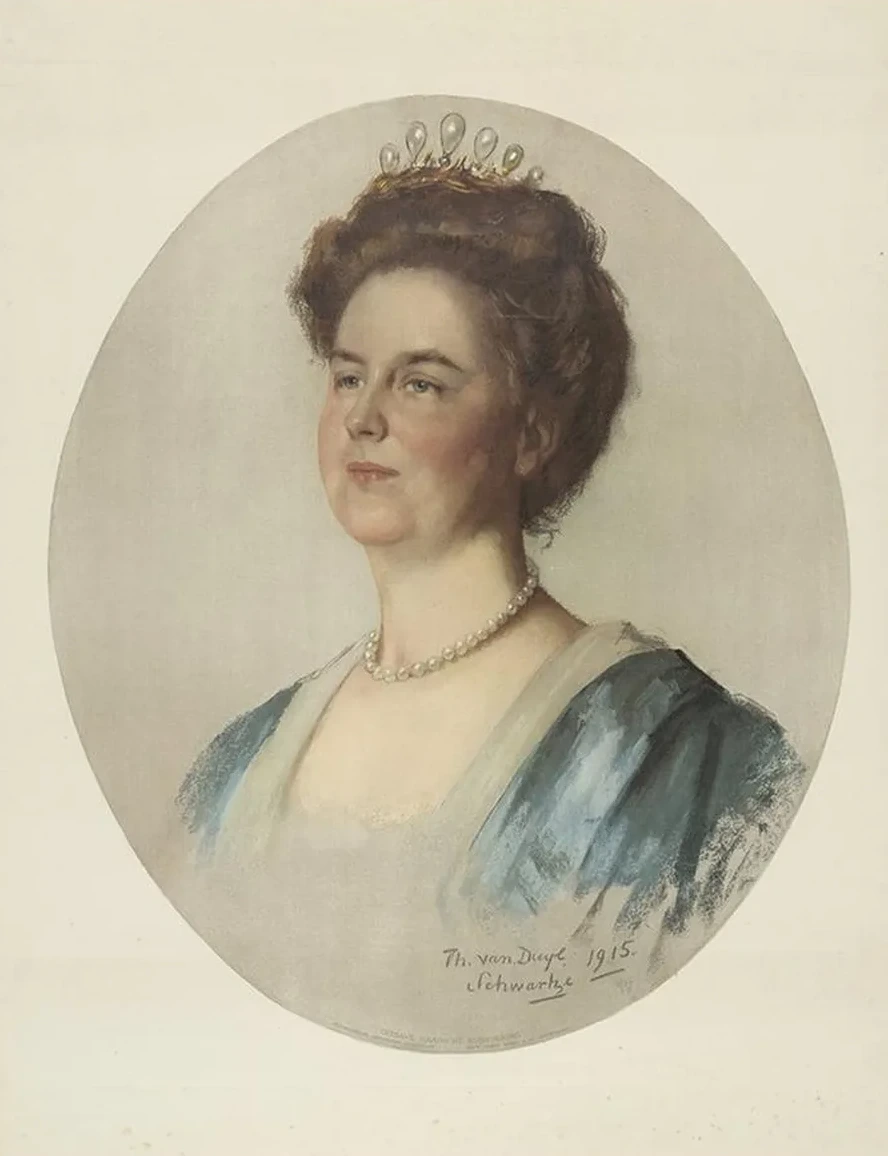 Portret van Wilhelmina, Koningin Der Nederlanden