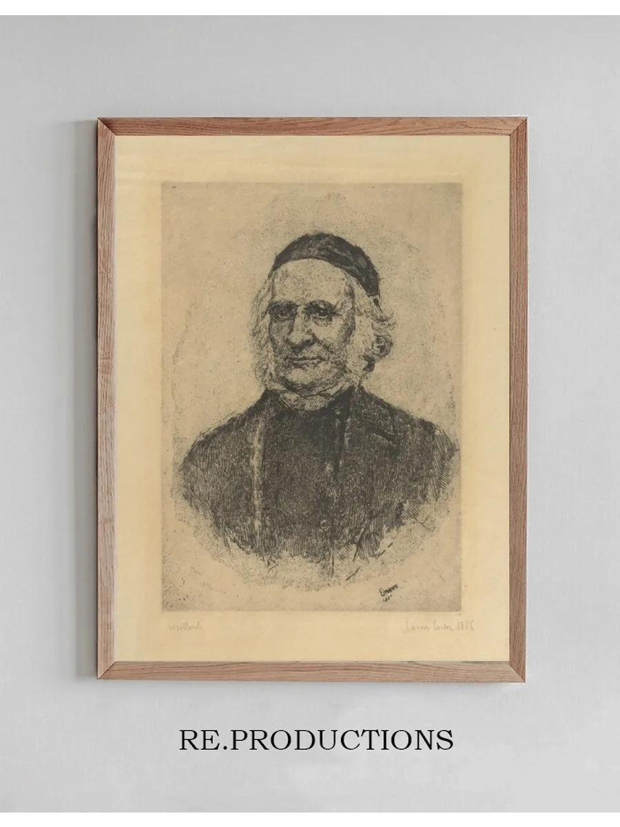 Portret van de Scandinaafse Botanicus Elias Fries