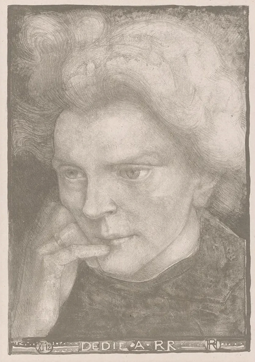 Portret van Een Onbekende Vrouw