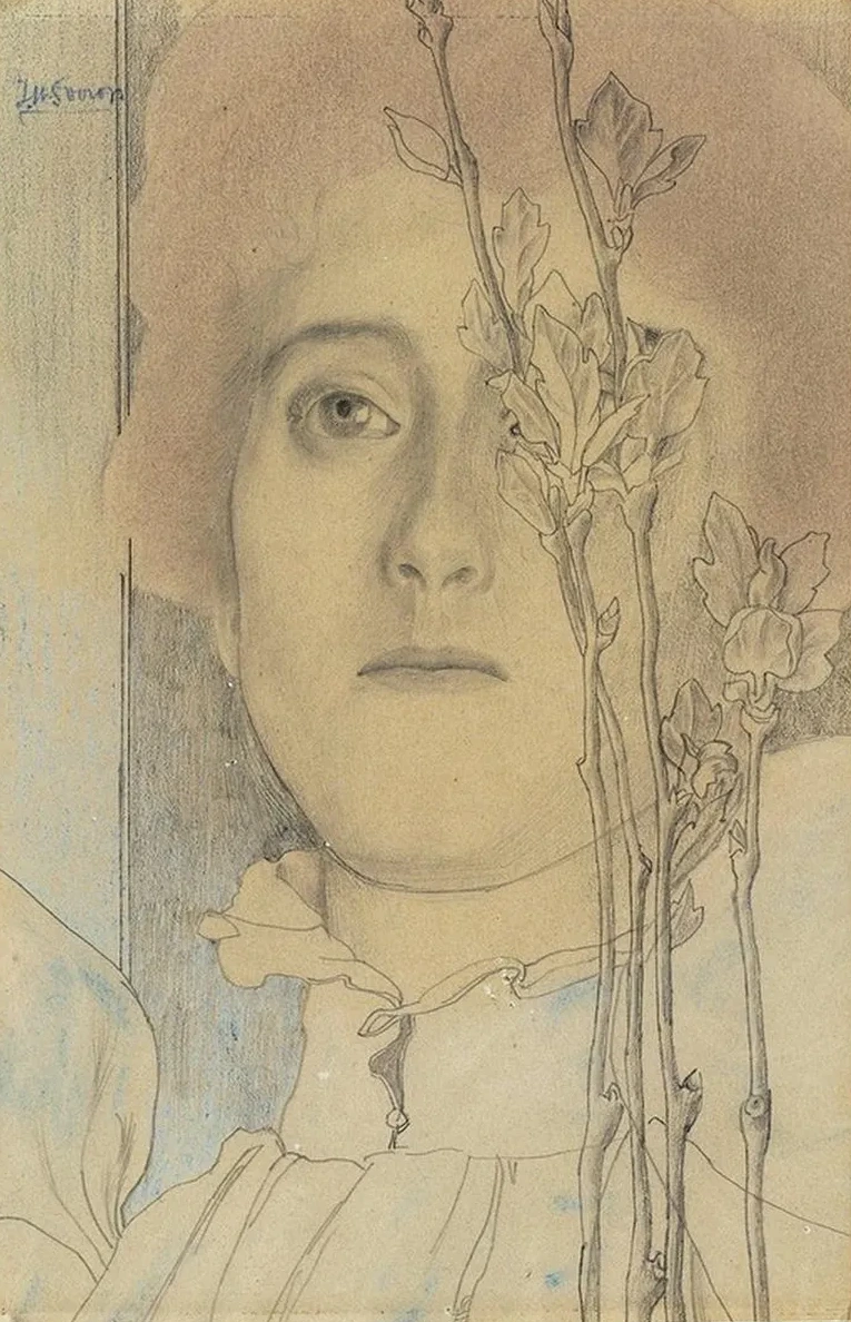 Portret van Een Onbekende Vrouw