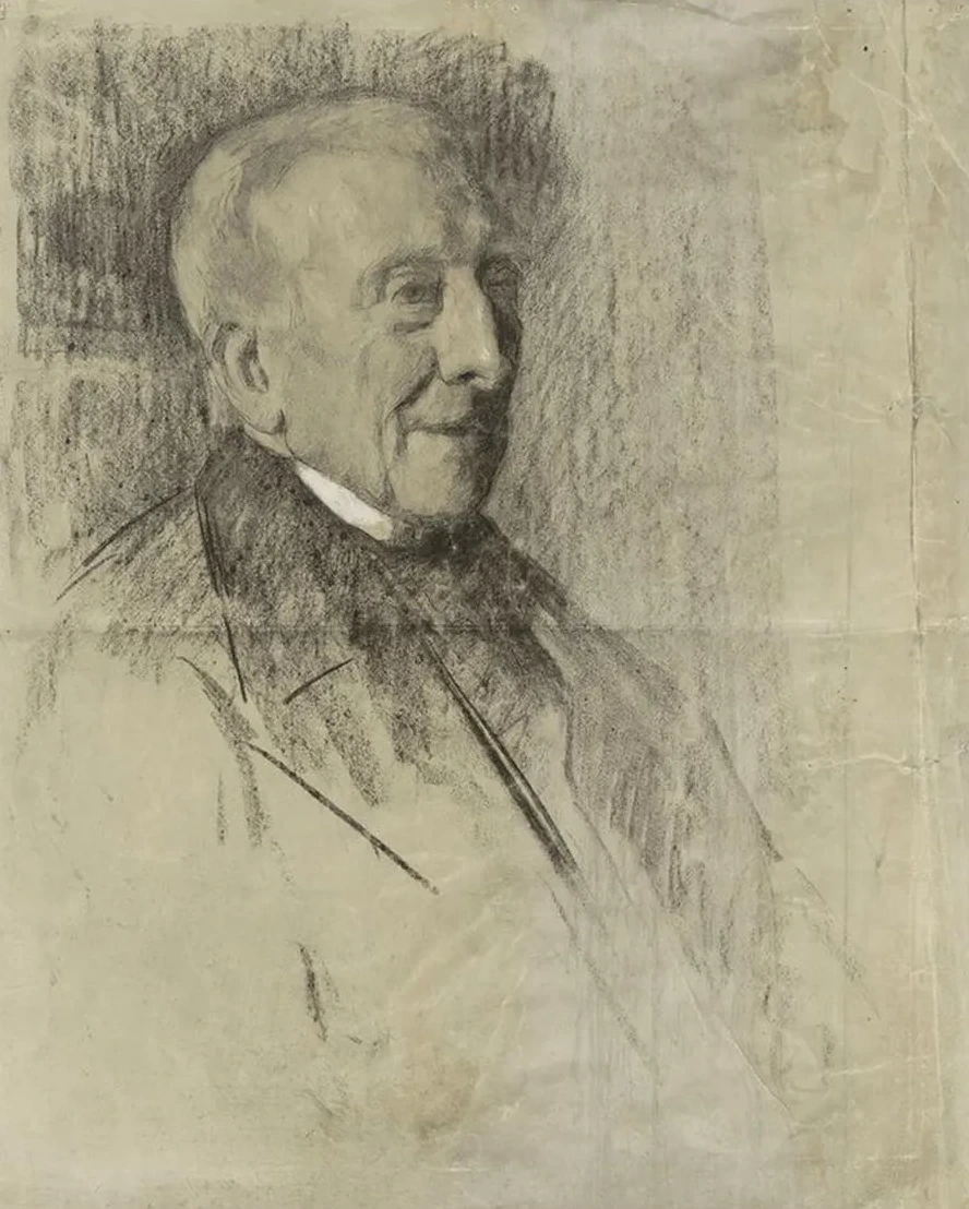 Portret van Een Oude Heer, Naar Rechts