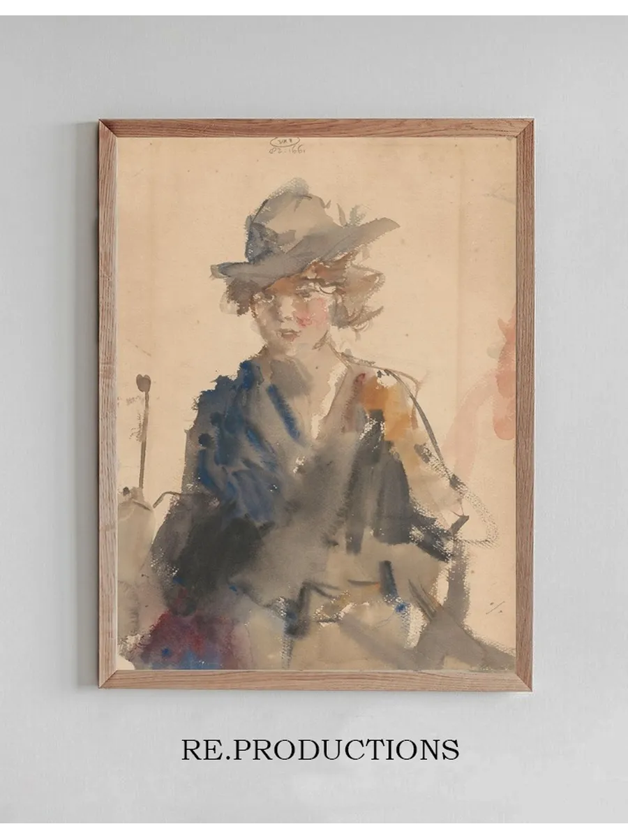 Portret van Een Vrouw