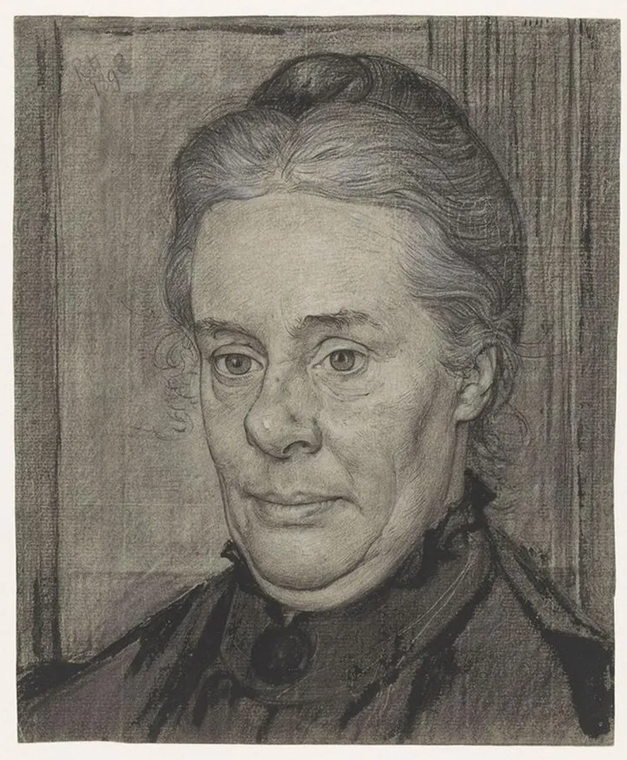 Portret van Mevrouw Anna Ida van Der Schalk - van Der Hoeven