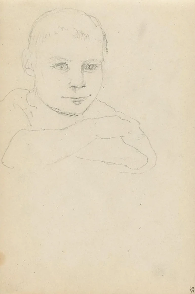 Portrett Av Gutt