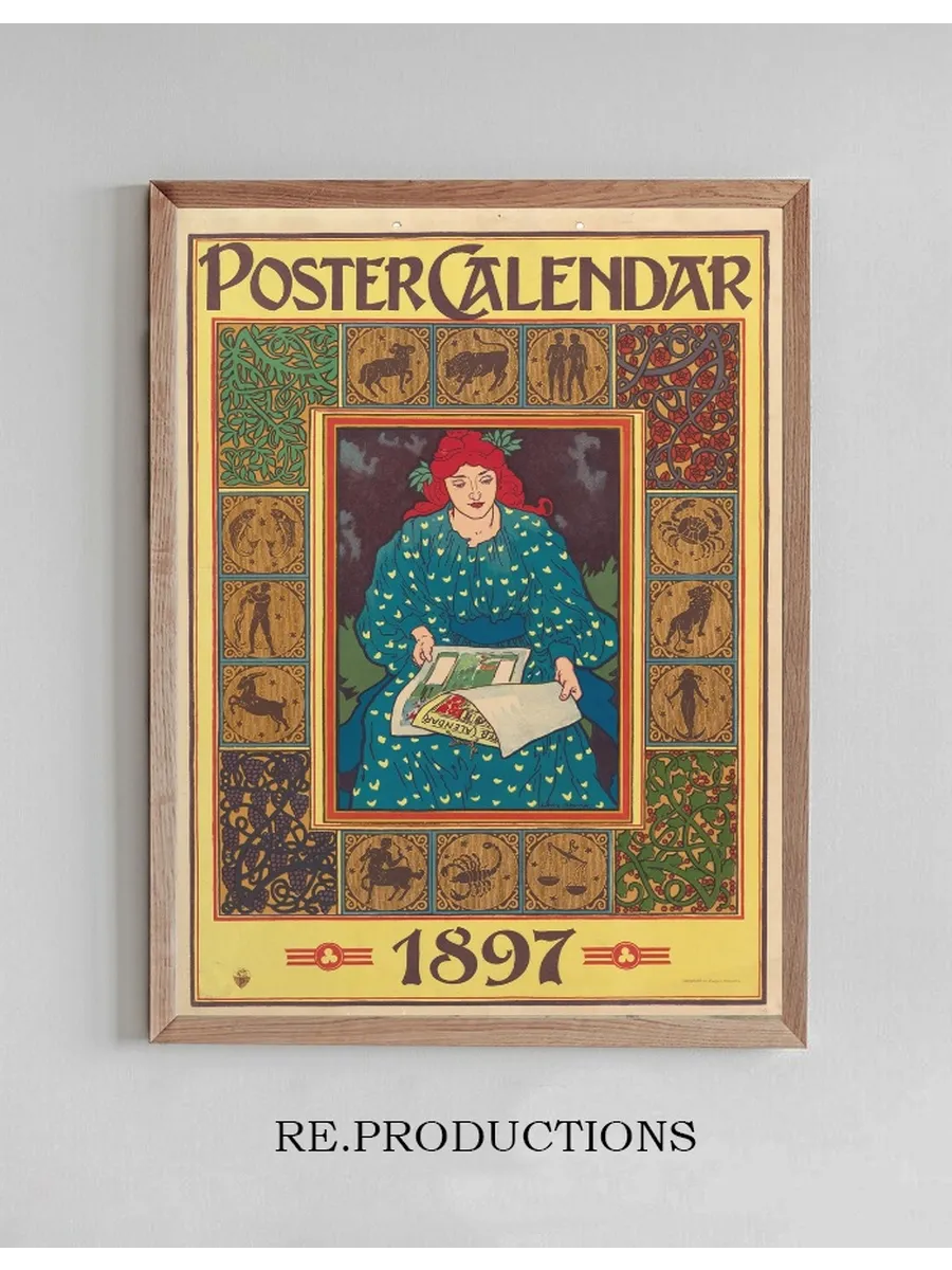 Poster Calendar, 1897