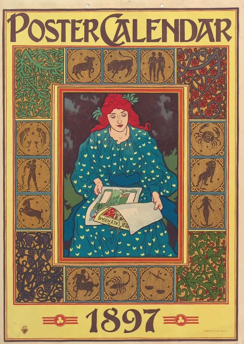 Poster Calendar, 1897