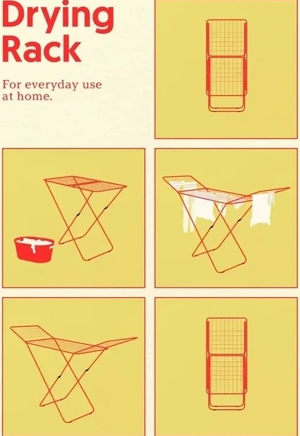 Poster Drying Rack