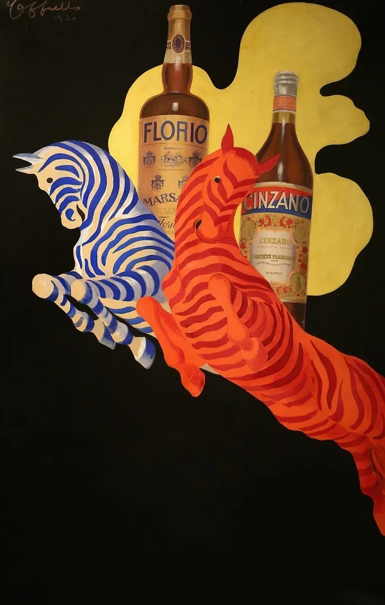 Poster Per Florio Cinzano