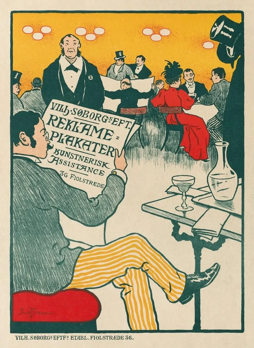 Poster for Exhibition of Artistic Posters of Wilhelm S Borg