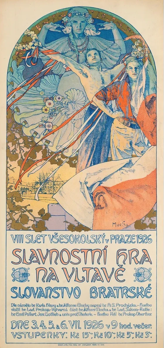 Poster for The Sokol Festival in Prague
