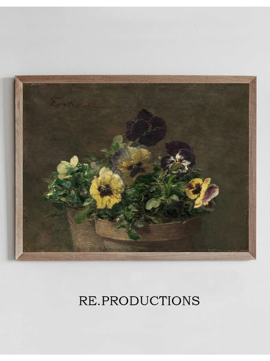 Potted Pansies