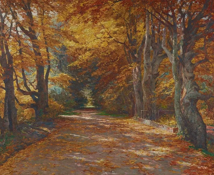 Praterallee IM Herbst Herbstliche Allee