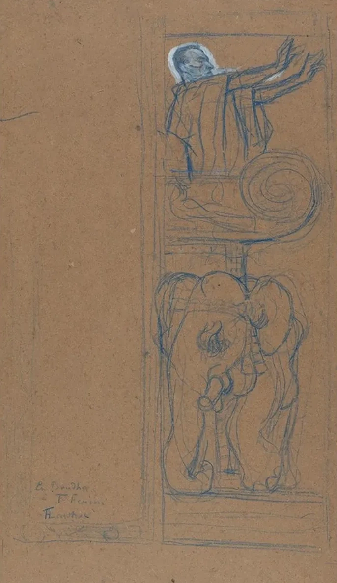 Preliminary Design for the Playbill to Le Chariot de Terre Cuite