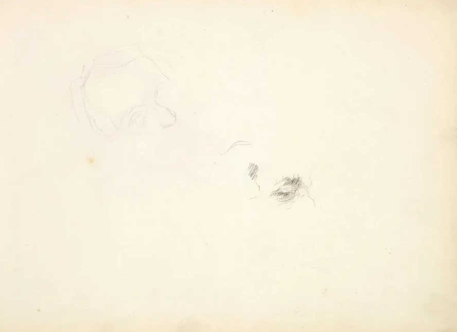 Preliminary Studies for Portrait of William Makepeace Thackeray