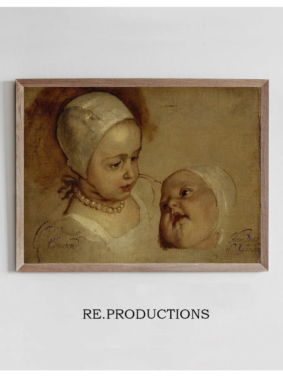 Princess Elizabeth and Princess Anne. Daughters Of Charles I