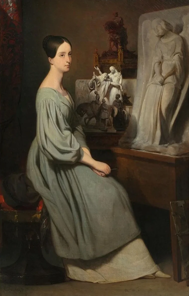 Princess Marie d Orl ans in Her Studio